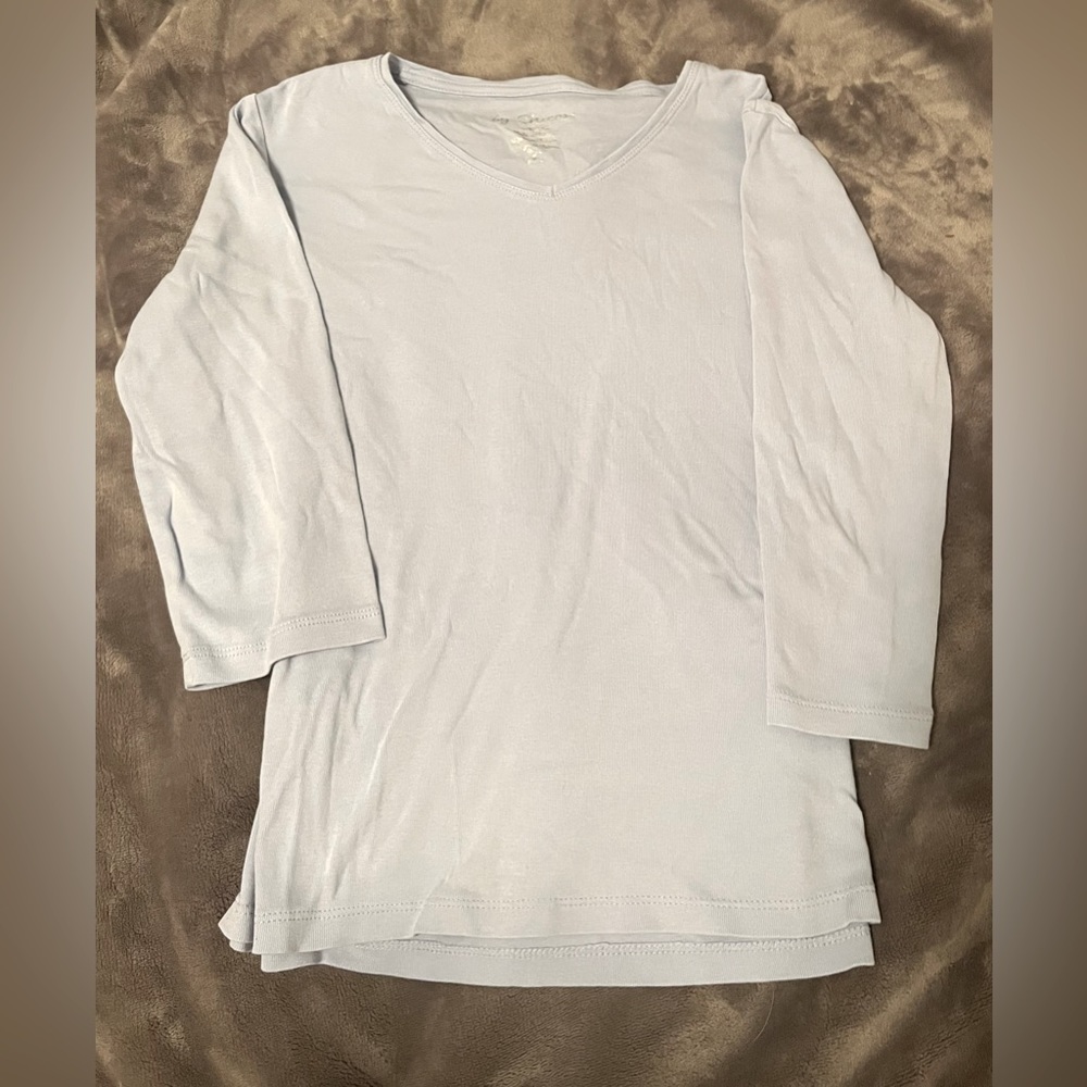 Chicos light blue shirt